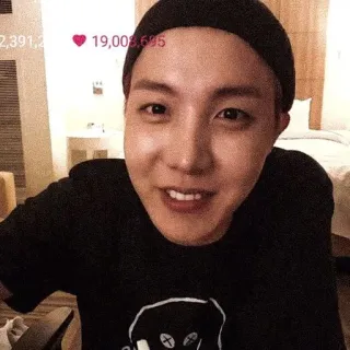 ⭐️ 85898223 J-Hope kpop, idol, jhope, bts whatsapp sticker