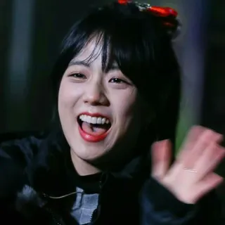 💖 eed46558 donna, ritratto, persona, sorridente, felice telegram sticker