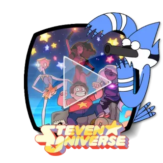 ▶️ 6bd386fe Steven Steven Universe STEVEN UNIVERSE kartun, animasi, acara TV, fiksi ilmiah, fantasi, persahabatan telegram sticker