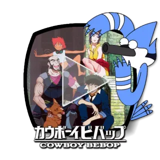 ▶️ 9c299ac7 Cowboy Bebop カウボーイビバップ COWBOY BEBOP Anime, Kartun, Acara TV, Luar Angkasa, Animasi telegram sticker