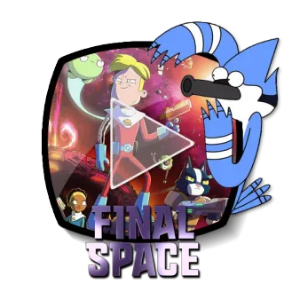 ▶️ e1eaecf6 Final Space FINAL SPACE Fiksi ilmiah, Kartun, Luar angkasa, Petualangan, Final Space telegram sticker