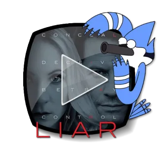▶ 4efdb0de Mordecai CONCEAL
DECEIVE
BETRAY
CONTROL
LIAR penipuan, pembohong, acara tv, sampul, stiker, kebohongan telegram sticker