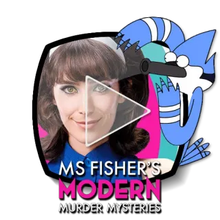 ▶️ 7767334d Ms Fisher's Modern Murder Mysteries MS FISHER'S MODERN MURDER MYSTERIES acara tv, modern, misteri pembunuhan, mode, seri telegram sticker