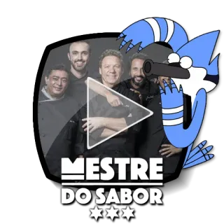 ▶️ 8ee282a2 Mordecai MESTRE
DO SABOR Mestre do Sabor, koki, memasak, reality show, Regular Show, Mordecai telegram sticker