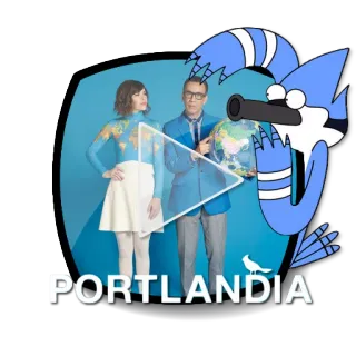 ▶ da8df368 Portlandia PORTLANDIA Portlandia, Acara TV, Fred Armisen, Carrie Brownstein, Komedi, Oregon telegram sticker