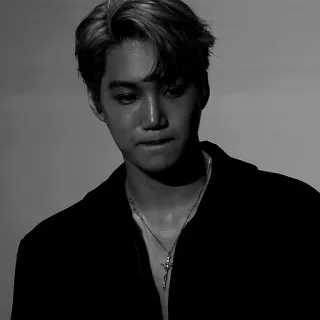 🖇 1ab9d3da mężczyzna, portret, czarno-białe, osoba, dorosły, męski telegram sticker