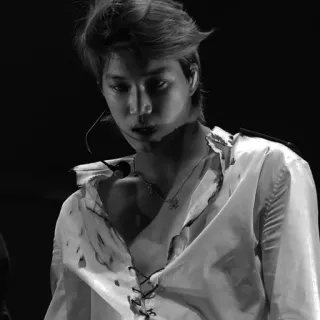 ⛲️ 078b6fdf man, male, shirt, person, black and white, portrait telegram sticker