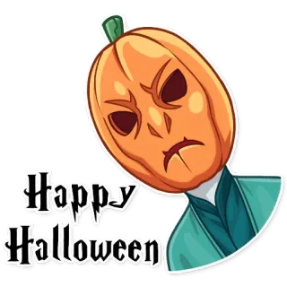 🎃 356e828a Happy Halloween halloween, kürbis, feiertag, gruß whatsapp sticker