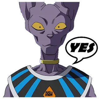 @STIKERFORALL 🇬🇧LORD BEERUS telegram stickers
