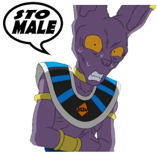 @STIKERFORALL 🇮🇹LORD BEERUS telegram stickers