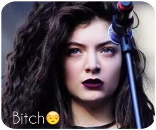 😒 d6df3989 Bitch 🥺 cantante, concerto, musica, triste telegram sticker