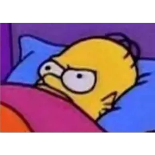 😠 fb5c48c2 Homer Simpson The Simpsons 호머, 심슨, 심슨 가족, 만화, 화난 whatsapp sticker
