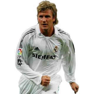 ✨ b4197fec David Beckham soccer, athlete, sports, football, real madrid telegram sticker