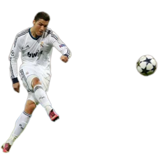 ▶ b8de803f Cristiano Ronaldo soccer, football, athlete, ball, kick, ronaldo telegram sticker