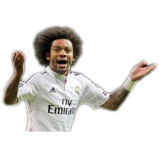 👐 cbcfdcab Marcelo soccer, football, sports, player, athlete telegram sticker