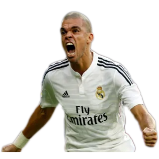 👹 f1554f49 soccer, player, real madrid, celebration, sports telegram sticker
