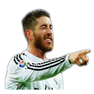 😉 f622efcc Sergio Ramos soccer, football, sports, athlete, real madrid telegram sticker