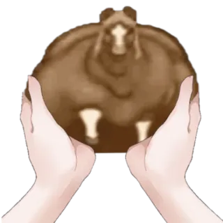 Лошадь из ТТ @prem0emoji whatsapp stickers