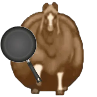 Лошадь из ТТ @prem0emoji telegram stickers