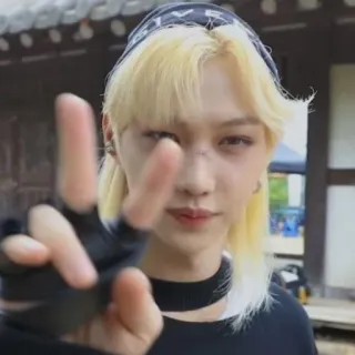 🖤 204a2947 Felix kpop, คนดัง, สันติภาพ, น่ารัก, ไอดอล, ผู้ชาย telegram sticker