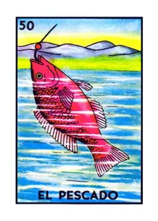 🐟 7653f0dd EL PESCADO fish, fishing, loteria, el pescado, spanish, mexican telegram sticker