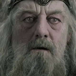 💍 01cd424f Théoden The Lord of the Rings Théoden, Il Signore degli Anelli, Re, Terra di Mezzo, Fantasy telegram sticker