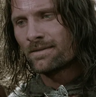 💍 09b5505f Aragorn The Lord of the Rings aragorn, il signore degli anelli, viggo mortensen, film, fantasy, personaggio telegram sticker