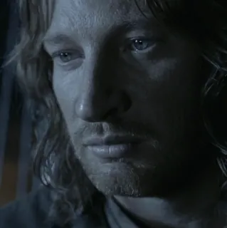 💍 300bbc91 Boromir The Lord of the Rings Boromir, Il Signore degli Anelli, Sean Bean, Fantasy, Personaggio film telegram sticker