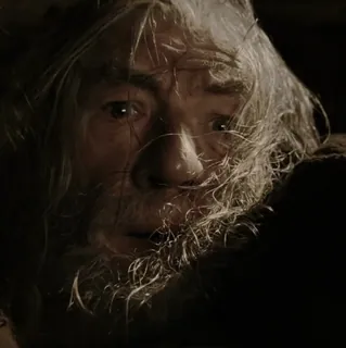 💍 e7daa5b9 Gandalf Lord of the Rings Gandalf, Il Signore degli Anelli, Mago, Fantasy telegram sticker