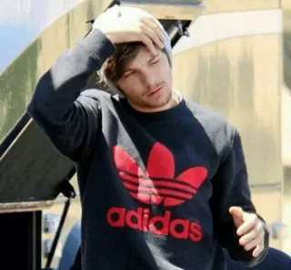 🦋 614ed73f man, person, adidas, clothing, sweater, hat telegram sticker