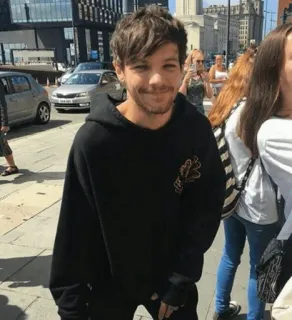 🌶 7a428ed7 Louis Tomlinson Louis Tomlinson, celebrity, musician, singer, portrait, hoodie telegram sticker