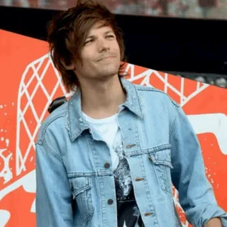 🥀 655ea195 Louis Tomlinson Louis Tomlinson, One Direction, chanteur, célébrité, musicien, portrait telegram sticker