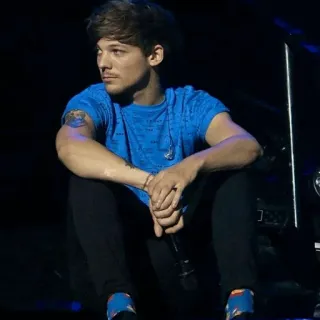 🥀 928f522f Louis Tomlinson chanteur, homme, célébrité, One Direction, musicien, musique telegram sticker