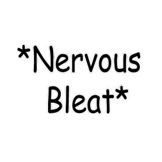 😰 e509de99 *Nervous Bleat* 紧张, 咩, 文本, 气泡, 绵羊 telegram sticker
