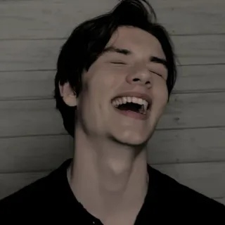 🍷 6cd77da0 mężczyzna, osoba, twarz, portret, uśmiech, śmiech telegram sticker