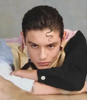 🎲 4230e945 portrait, young man, fashion, model, male whatsapp sticker