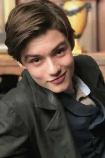 🎲 7fd1f2b7 teen, portrait, young man, smiling, actor, brown hair whatsapp sticker