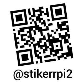 🎲 ac5a640d @stikerrpi2 QR code, social media, sticker, stikerrpi2 whatsapp sticker