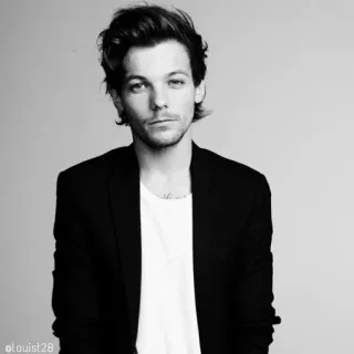 😐 a52d331c Louis Tomlinson louist28 musiker, porträt, sänger, männlich, promi telegram sticker