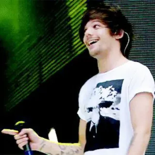 😉 8e8f1b17 Louis Tomlinson ca sĩ, người nổi tiếng, One Direction, âm nhạc whatsapp sticker