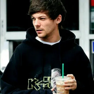 🥓 c3b3d2bd homme, sweat à capuche, café, portrait, décontracté telegram sticker