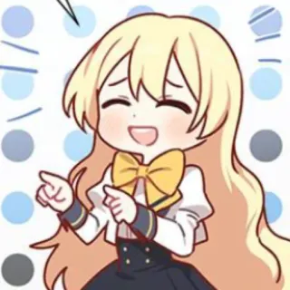 🥡 210da9b5 Anime, Manga, Chibi, Personnage, Mignon, Fille, Dessin animé telegram sticker