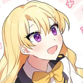 🥡 91ce4611 Animé, Dessin animé, Fille, Personnage, Joyeux, Souriant telegram sticker