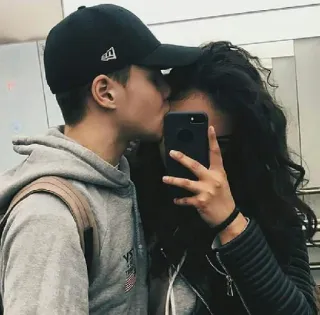 ❤️ 960a9d4a จูบ, คู่รัก, ความรัก, โรแมนติก, ความรักใคร่, ความสัมพันธ์ telegram sticker