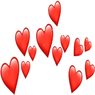 ❤️ 1e5b102c hati, cinta, valentine, romantis, emoji, merah whatsapp sticker