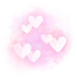 💕 333c8edb hati, cinta, merah muda, cat air, romantis, lucu whatsapp sticker