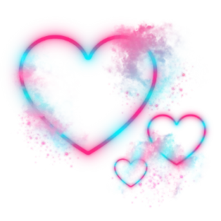 ❤️ 786d90c7 hati, cinta, merah muda, biru, romantis, kasih sayang whatsapp sticker