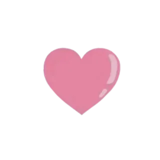 ❤️ b40112ed hati, merah muda, cinta, piksel, valentine, kasih sayang, simbol whatsapp sticker