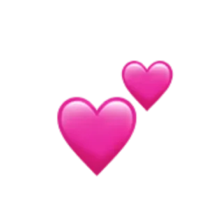 💕 ec395b51 hati, cinta, merah muda, hati-hati, romansa, kasih sayang, hubungan whatsapp sticker