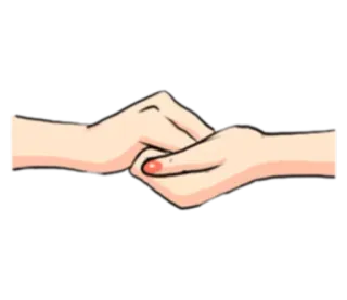 💖 81aca3e1 tangan, gestur, kasih sayang telegram sticker